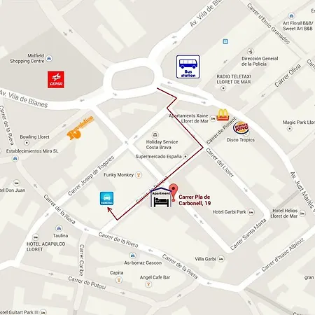شقة Sol Center Lloret *